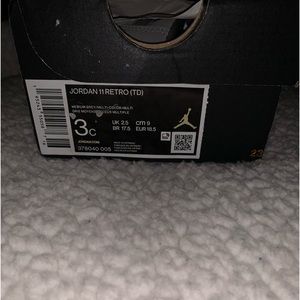 Infant Baby Cool Gray Retro Jordans